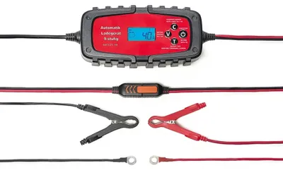 Immagine prodotto di Caricabatteria 4A 6/12V per auto e moto con corrente selezionabile 2A/4A