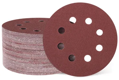 Produktbild von 150 Stück Schleifscheiben 125 mm 100 Körnung mit Klettsystem