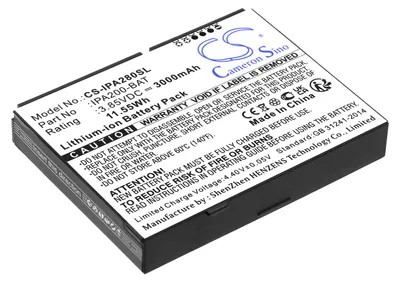 Produktbild von TECHTEK Akku Kompatibel mit [Ingenico] iPA200, iPA280 Ersetzt 296104539, für BI-M81XX-1K9GKX (MP), für IPA200-BAT, für VBT1