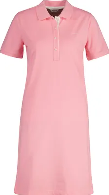 Produktbild von Gant Contrast Collar Kurzarm Langes Kleid Rosa L Frau Rosa L