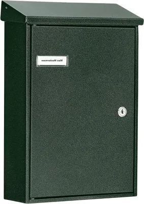 Produktbild von Briefkasten - Postfach - Posteingang - Schrägdachschutz - 37x27x9 cm - Grün