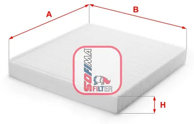 Produktbild von SOFIMA S 3298 C Innenraumfilter Pollenfilter für VW Golf VII Schrägheck (5G1, BQ1, BE1, BE2)