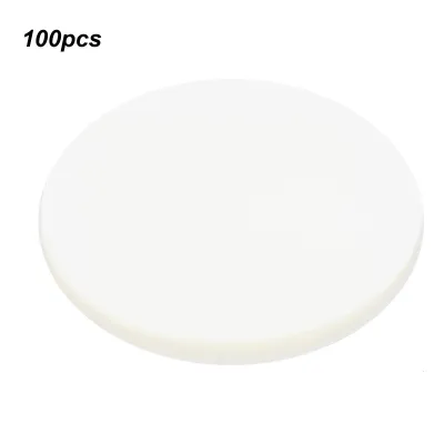 Obrázek produktu pro 100 kusů průhledných ochranných fólií z PVC, průměr 37 mm, ochrana vzorků pro odznaky a jmenovky, univerzální použití pro stroje na výrobu odznaků a řemeslné projekty