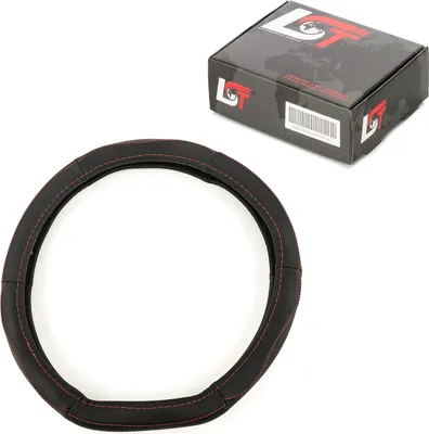 Produktbild von Lenkradbezug Ø 38x9cm schwarz grau für ALFA ROMEO für FIAT für SUBARU für TOYOTA