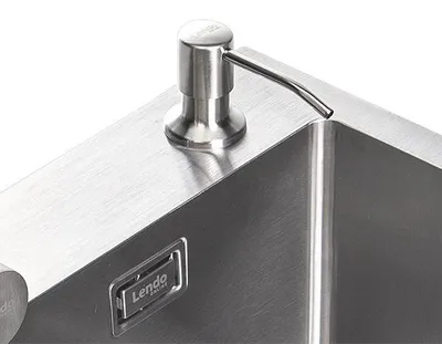 Produktbild von Lendo Online Seifenspender 300 ml Edelstahl Silber