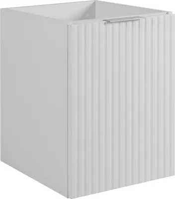 Produktbild von Badezimmerschrank, Weiß + silberner Griff, 40 x 57 x 46 cm