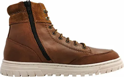 Imagen del producto de Bugatti. Botas de cordones para hombre, forradas para mayor calidez, color marrón, ideales para uso casual