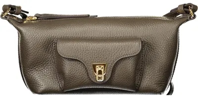 Zdjęcie produktu dla Elegancka brązowa torebka damska z regulowanym paskiem na ramię