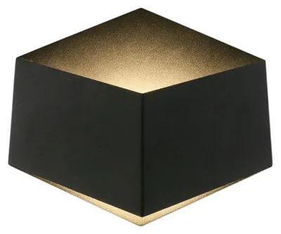 Immagine prodotto di V-TAC VT-803 Lampada LED 3W da parete alluminio nero wall light bianco caldo 3000K IP20 - SKU 8346