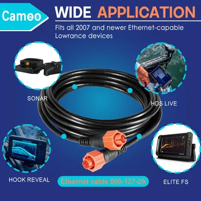 Zdjęcie produktu dla Żółty adapter ethernet do RJ45 | Navico_Bez_Seryjnych 000-0127-56