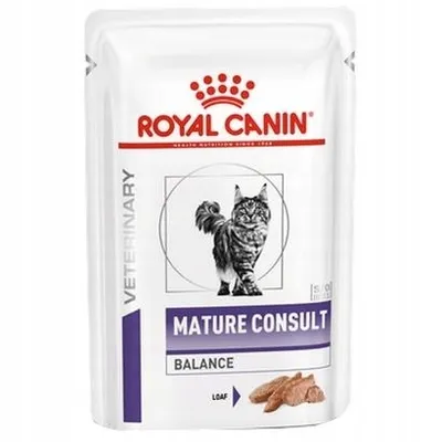 Produktbild von Royal Canin Mature Consult Balance - Alleinfutter für ausgewachsene Katzen ab 7 Jahren, 12 Beutel à 85 g