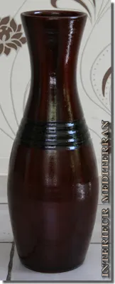 Produktbild von BODENVASE "KAIRO" Modell2 - Größe: ca.50 CM Weinrot / Bordeaux
