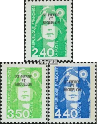 Produktbild von Briefmarken St. Pierre und Miquelon 1993 Mi 665-667 (kompl.Ausg.) postfrisch Marianne