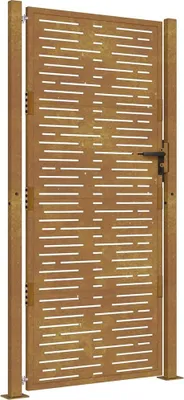 Produktbild von vidaXL Gartentor 100x175 cm Cortenstahl Quadratisches Design