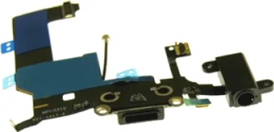 Produktbild von Ladebuchse + Audio Buchse für Apple iPhone 5 schwarz