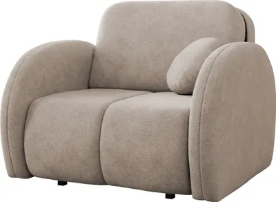 Produktbild von MIRJAN24 Schlafsofa Viva Comfy I, Bettkasten und Schlaffunktion, Metallfüße, 1-Sitzer (Farbe: Velo 623)