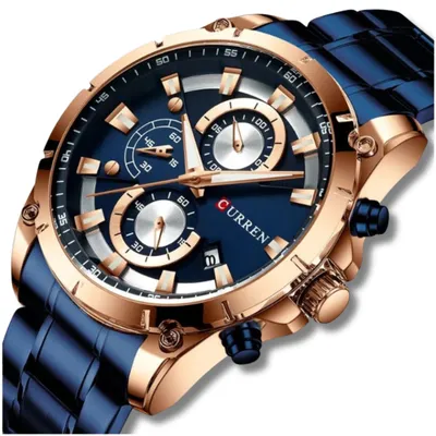 Zdjęcie produktu dla Zegarek Męski Curren Klasyczny Elegancki Chronograf Datownik 5 Kolorów