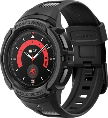 Produktbild von Spigen Rugged Armor Pro Samsung Galaxy Watch 5 Pro 45mm Black