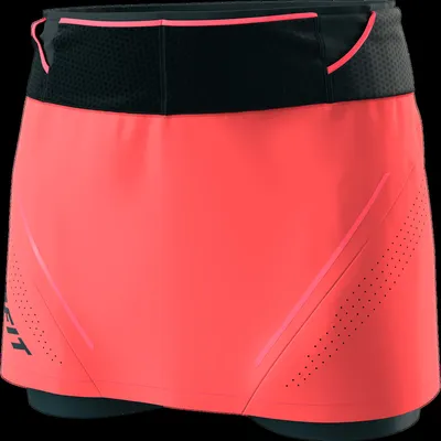Image de Jupe de course Ultra 2-en-1 pour femme (Laufrock) - DynaFit, taille : XS, couleur : 1841 Hot Coral