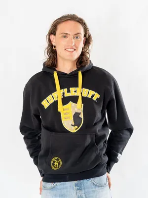 Obrázek produktu pro Mikina s kapucí Harry Potter Hufflepuff Deluxe, velikost S