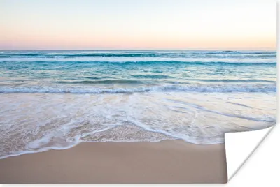 Produktbild von MuchoWow® Poster Strand - Meer - Pastell 30x20 cm - Plakate - Print