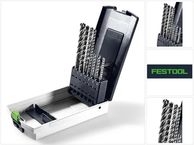 Obrázok produktu pre Festool SDS-Set D5-D12/7, Rotačné kladivo, Súprava vrtákov, Rotácia doľava, karbid, SDS Plus, 7 kusov