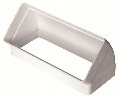 Produktbild von Lüftungskanalbogen - 45 Grad vertikal - Für Flachkanal - 220 x 90 mm - Kanalform Flach - Für Abluftsysteme