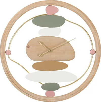 Image de Mauro Ferretti Horloge murale colorée Ø 57 x 3,8 cm multicolore