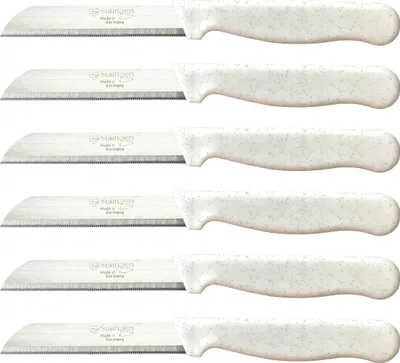 Produktbild von Solingen Messer Allzweckmesser Weiß Flitter Obstmesser Sehr Scharf Schälmesser, Stückzahl:50 Stück