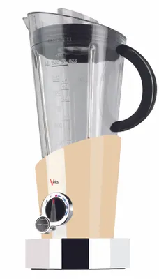 Produktbild von Bugatti Italy Vela, Tischplatten-Mixer, Eis-Crusher, 400 W, Edelstahl, Transparent