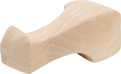 Obrázok produktu pre 4 ks ručne vyrezávané nohy z masívneho dreva Nohy na konferenčný stolík TV stolík Nohy na pohovku 12 x 6 cm