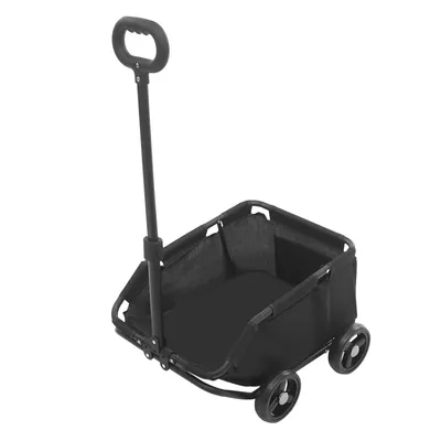 Produktbild von Hundebuggy Hundewagen faltender Haustier Kinderwagen für Reisen für Haustierreisen Schwarz MAX 7.5kg