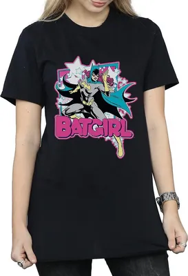 Produktbild von Batman - "Leap" T-Shirt für Damen BI1720 (XXL) (Schwarz)