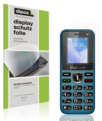 Produktbild von 4x Schutzfolie für Masstel Izi 17 matt Displayschutzfolie Folie Display Schutz dipos