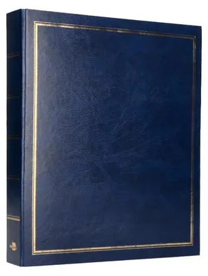 Fotoalbum, 20 Seiten, selbstklebend, Blau, 325x270 mm