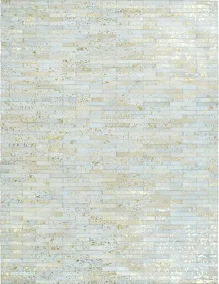 Immagine prodotto di Tappeto patchwork oro in pelle naturale riciclata 120x170