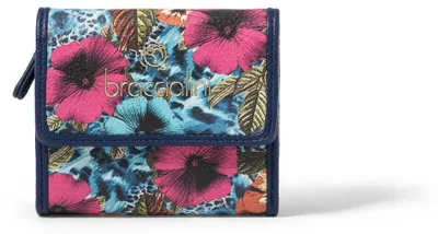 Produktbild von Braccialini Damen-Portemonnaie, Schwarz, Macao-Modell, mit Reißverschluss und Druckknopfverschluss