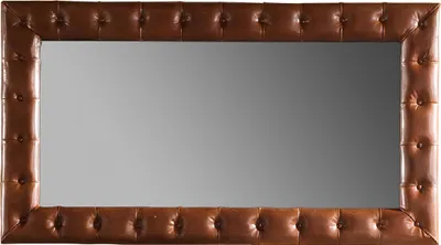 Produktbild von Xxl chesterfield spiegel wand glas spiegel big groß 180x100 rahmen leder polster