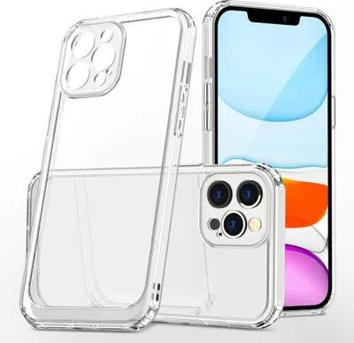 Produktbild von Schutzhülle für iPhone 12 Pro Kamera Case Panzerhülle Handyhülle Cover Tasche Transparent Smartphone Bumper