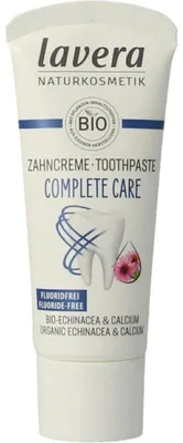 Productafbeelding van Lavera Tandpasta Complete Care Fluoridevrij Bio Mini (20 ml)