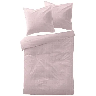 Produktbild von Musselin Bettwäsche 200 x 220 cm, mit 2 Kissenbezügen in 80 x 80 cm, rosa, 100% Baumwolle, sleepling
