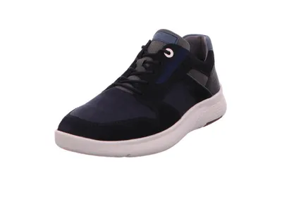Produktbild von Waldläufer Heiko deepblue marine sportlicher Schnürer Blau in Gr. 41