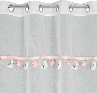 Obrázok produktu pre Eurofirany 418360, Sheer, Biela, Jednofarebné, Polyester, Prsteň, 50 g/m²