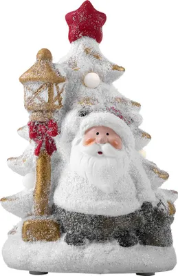 Produktbild von LED Weihnachtsmann, Dekofigur, Baum, H 22 cm