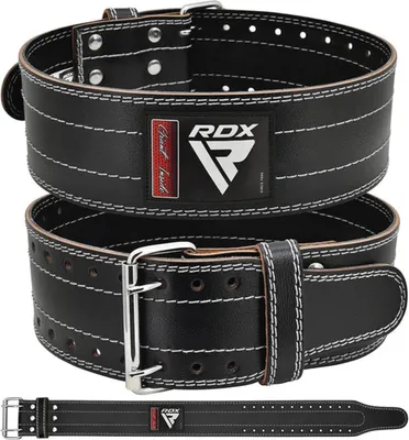 Immagine prodotto di RDX Sports Cintura per sollevamento pesi RD1 - 100% pelle - Bianco - S