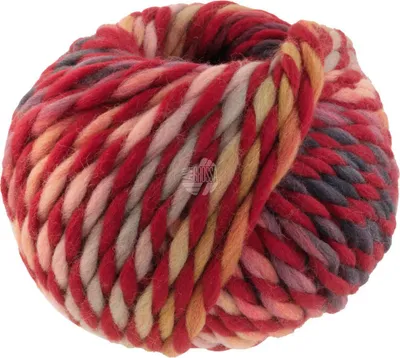 Produktbild von Lana Grossa - Dolce 0003 weinrot hellrot graurot anthrazit
