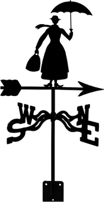 Produktbild von Wetterfahne aus Edelstahl, dekorative Wetterfahne aus Eisen, 10