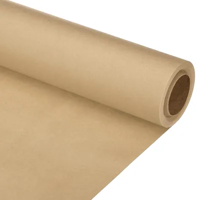 Productafbeelding van Omgoods - Inpakpapier Rol - 15 x 316 Inch, Bruin Kraftpapier voor Geschenken