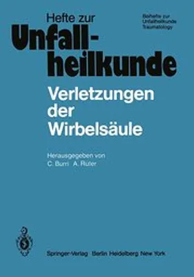 Immagine prodotto di Verletzungen der Wirbelsäule