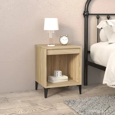 Image de vidaXL Table de nuit chêne Sonoma 40x35x50 cm